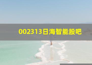 002313日海智能股吧