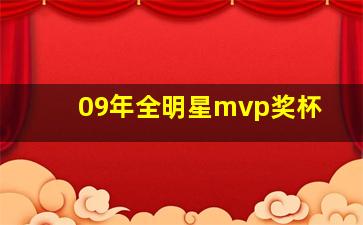 09年全明星mvp奖杯