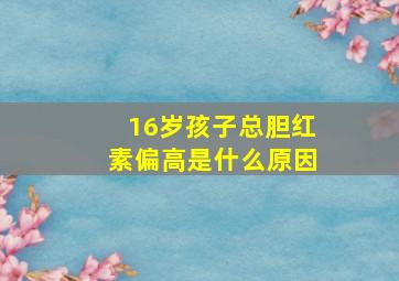 16岁孩子总胆红素偏高是什么原因