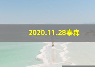 2020.11.28泰森