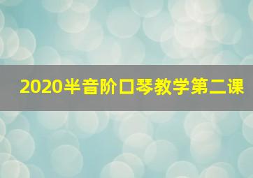 2020半音阶口琴教学第二课