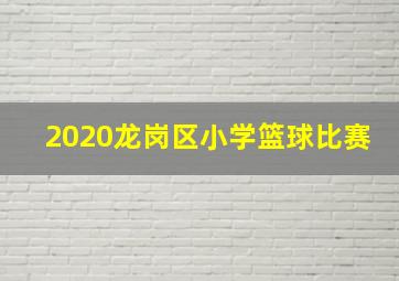 2020龙岗区小学篮球比赛