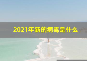 2021年新的病毒是什么