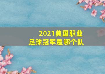 2021美国职业足球冠军是哪个队