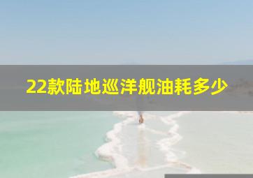 22款陆地巡洋舰油耗多少