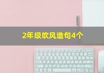 2年级吹风造句4个