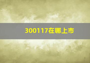 300117在哪上市