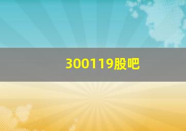 300119股吧