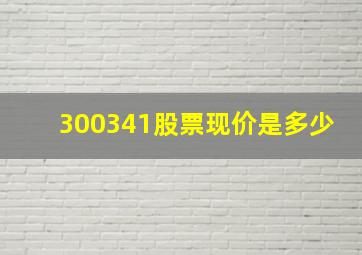 300341股票现价是多少