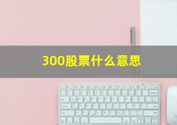 300股票什么意思