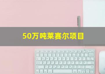 50万吨莱赛尔项目