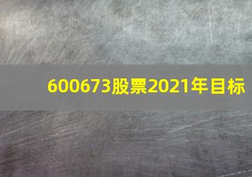 600673股票2021年目标