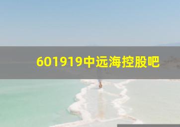 601919中远海控股吧