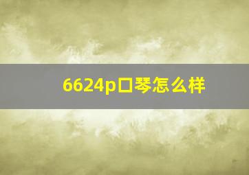 6624p口琴怎么样