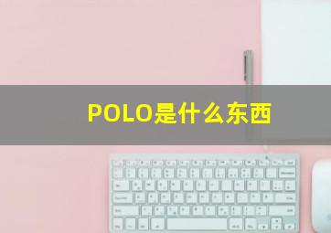 POLO是什么东西