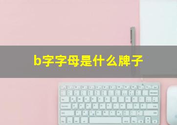 b字字母是什么牌子