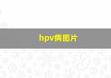 hpv病图片