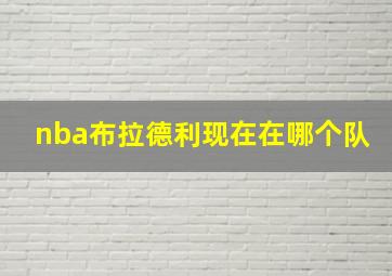 nba布拉德利现在在哪个队