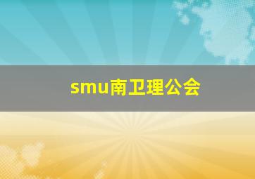 smu南卫理公会