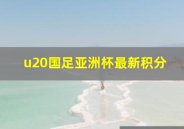 u20国足亚洲杯最新积分