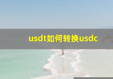 usdt如何转换usdc