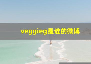 veggieg是谁的微博