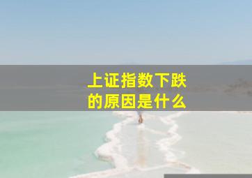 上证指数下跌的原因是什么