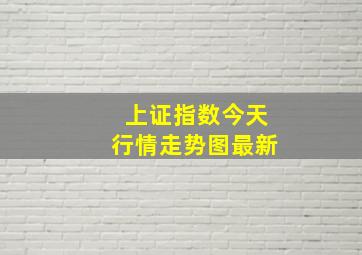 上证指数今天行情走势图最新