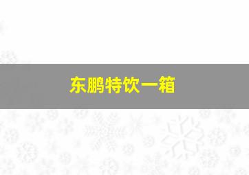 东鹏特饮一箱