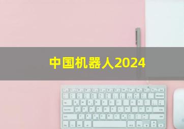 中国机器人2024