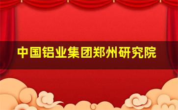 中国铝业集团郑州研究院