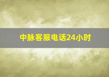 中脉客服电话24小时