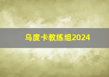 乌度卡教练组2024