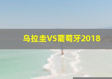 乌拉圭VS葡萄牙2018