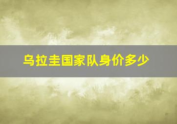 乌拉圭国家队身价多少