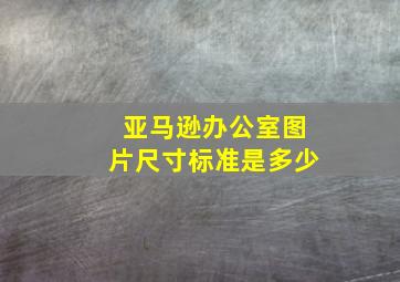 亚马逊办公室图片尺寸标准是多少