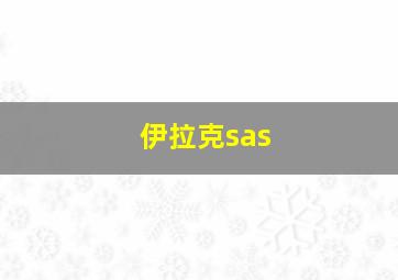 伊拉克sas