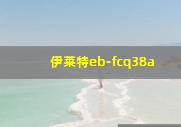 伊莱特eb-fcq38a