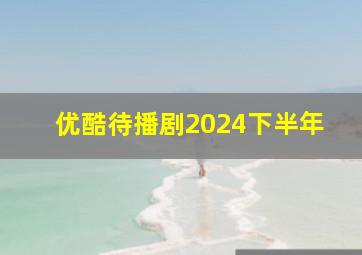 优酷待播剧2024下半年