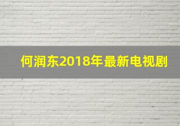 何润东2018年最新电视剧