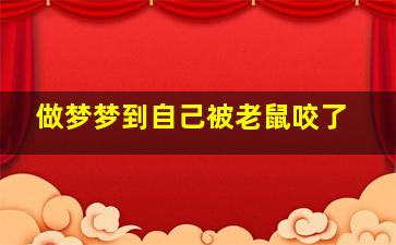 做梦梦到自己被老鼠咬了