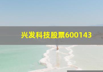 兴发科技股票600143