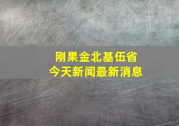 刚果金北基伍省今天新闻最新消息