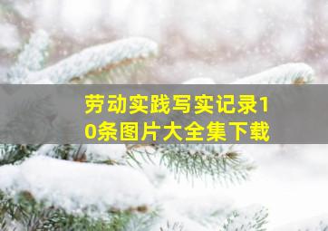 劳动实践写实记录10条图片大全集下载