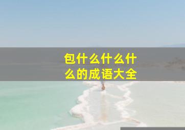 包什么什么什么的成语大全