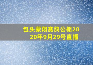 包头蒙翔赛鸽公棚2020年9月29号直播