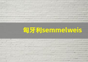 匈牙利semmelweis