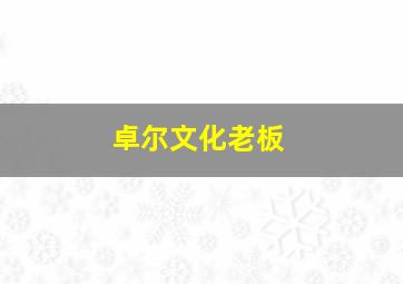 卓尔文化老板