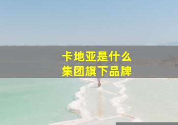 卡地亚是什么集团旗下品牌