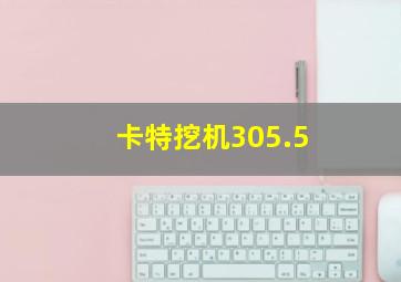 卡特挖机305.5